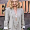 Roxy Horner Jungle Cruise Grey Suiting Fabric Blazer Coat