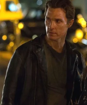 Rust Cohle True Detective Biker Leather Jacket