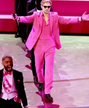 Ryan Gosling 2024 Oscars Pink Suit