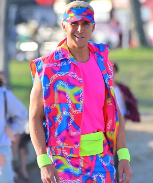 Ryan Gosling Barbie Multi-Color Suit