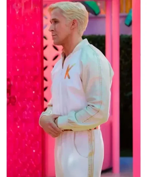 Ryan Gosling Barbie White Jumpsuit