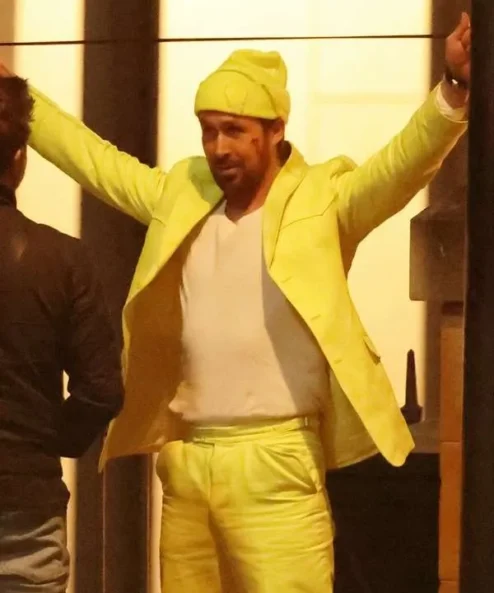 Ryan Gosling Yellow Suit