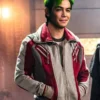 Ryan Potter Titans Beast Boy Red and Grey Bomber Jacket