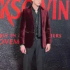 Ryan Thanksgiving 2023 Maroon Velvet Blazer Full 