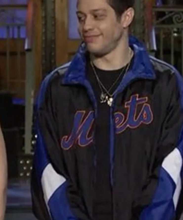 SNL-Pete-Davidson-Mets-Black-Jacket