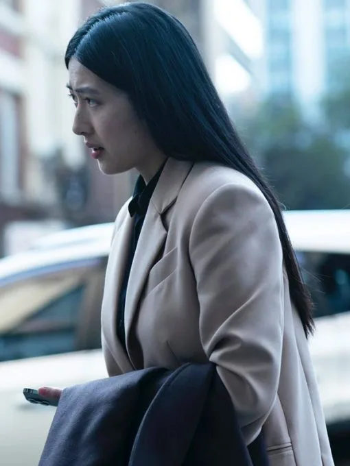 Jenny Lee Safe Home 2023 S01 Beige Blazer