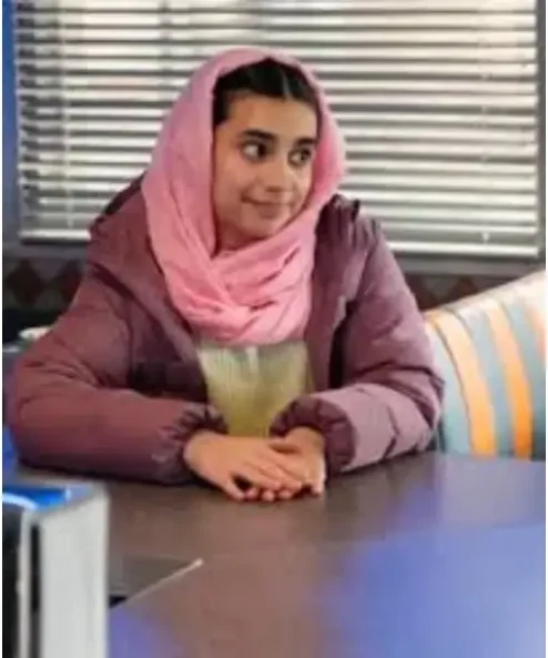 Sahar Resident Alien S03 Pink Puffer Jacket