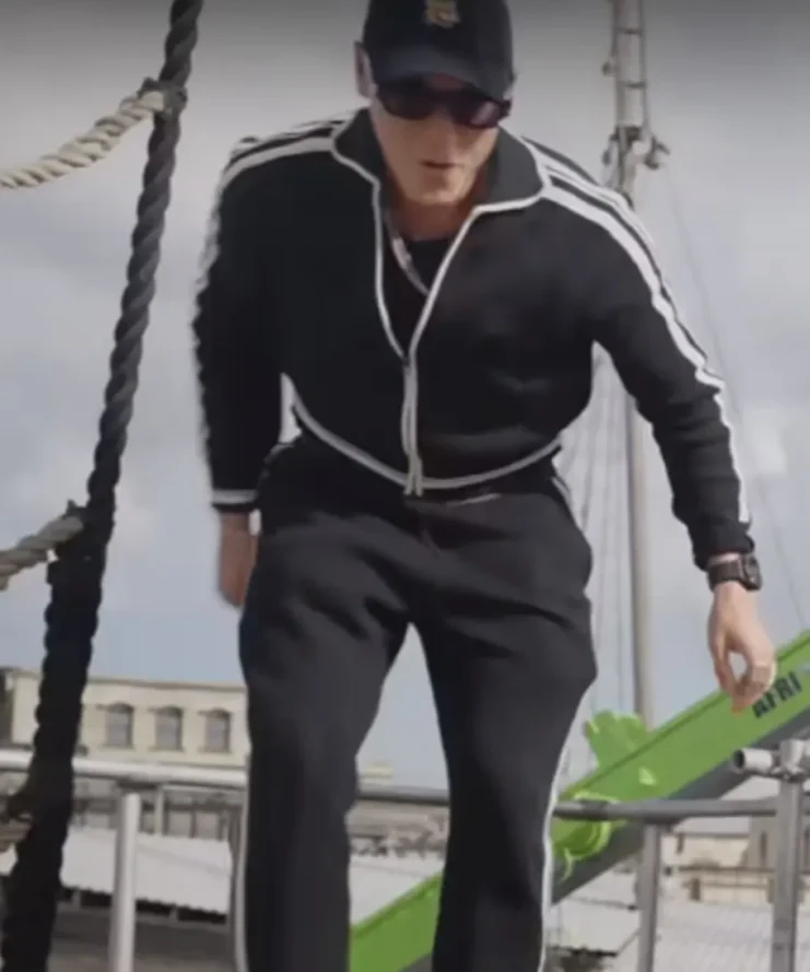 Sanji One Piece Season 02 Black And White Track Jacket