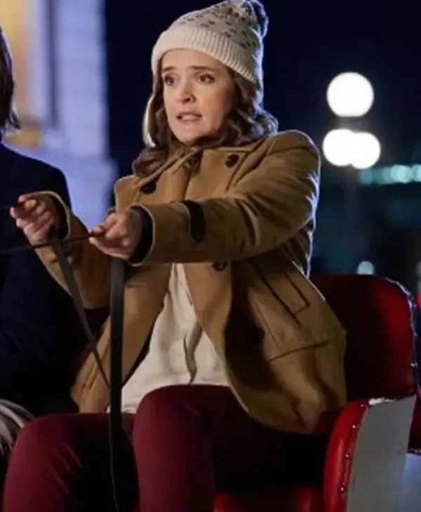 Santa Tell Me 2024 Darcy Brown Wool Jacket