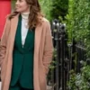 Sarah Ramos Christmas in Notting Hill Beige Coat