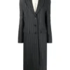 Selena Gomez Only Murders In The Building S03 Pinstripe Coat front look