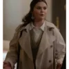Selena Gomez Only Murders In the Building S03 White Trench Coat