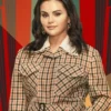 Selena Gomez Only Murders in the Building Plaid Jacket