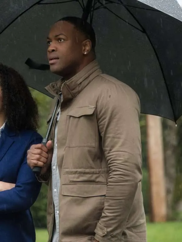 Ser’Darius Blain Charmed Beige Cotton Jacket