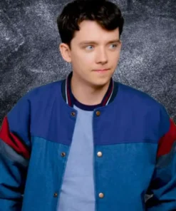 Sex Education Asa Butterfield Blue Denim Jacket