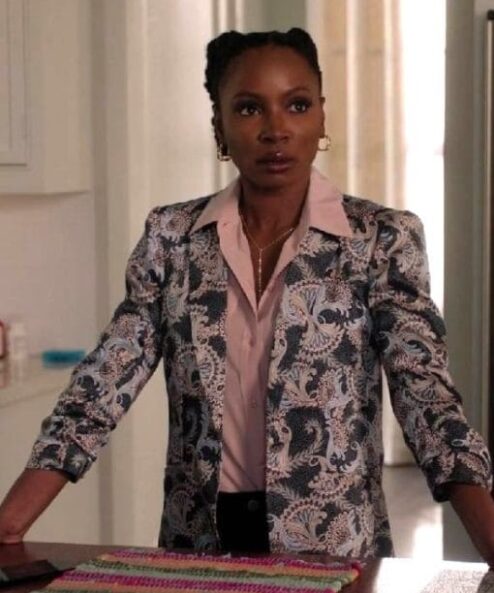Found Gabi Mosely Paisley Printed Blazer
