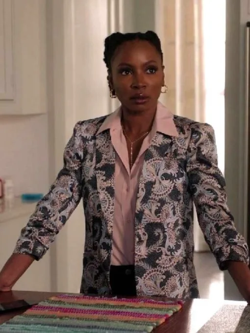 Found Gabi Mosely Paisley Printed Blazer