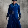 Sherman Augustus Velvet Into The Badlands S03 Blue Long Coat