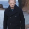 Shetland DI Jimmy Perez Black Peacoat Front