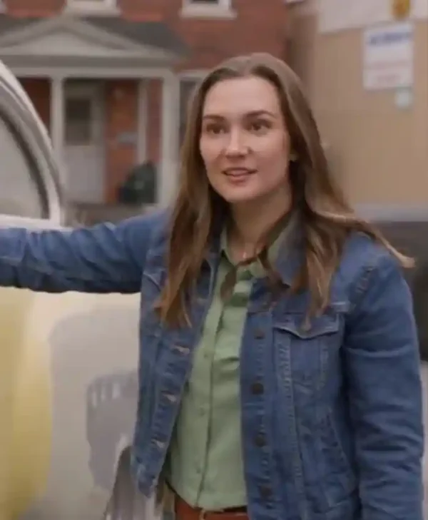 Shifting Gears Katherine Barrell Blue Trucker Denim Jacket