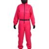 Order Now Squid Game TV Series 2021 Guards Pink Hooded Jumpsuit