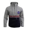 Jamie Tartt TV Series Ted lasso Phil Dunster Fleece Blue & Grey Jacket