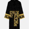 Short Versace Black Gold Robe Unisex
