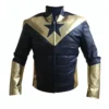 Smallville S10 E18 Booster Gold Blue Costume Jacket