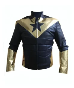 Smallville S10 E18 Booster Gold Blue Costume Jacket