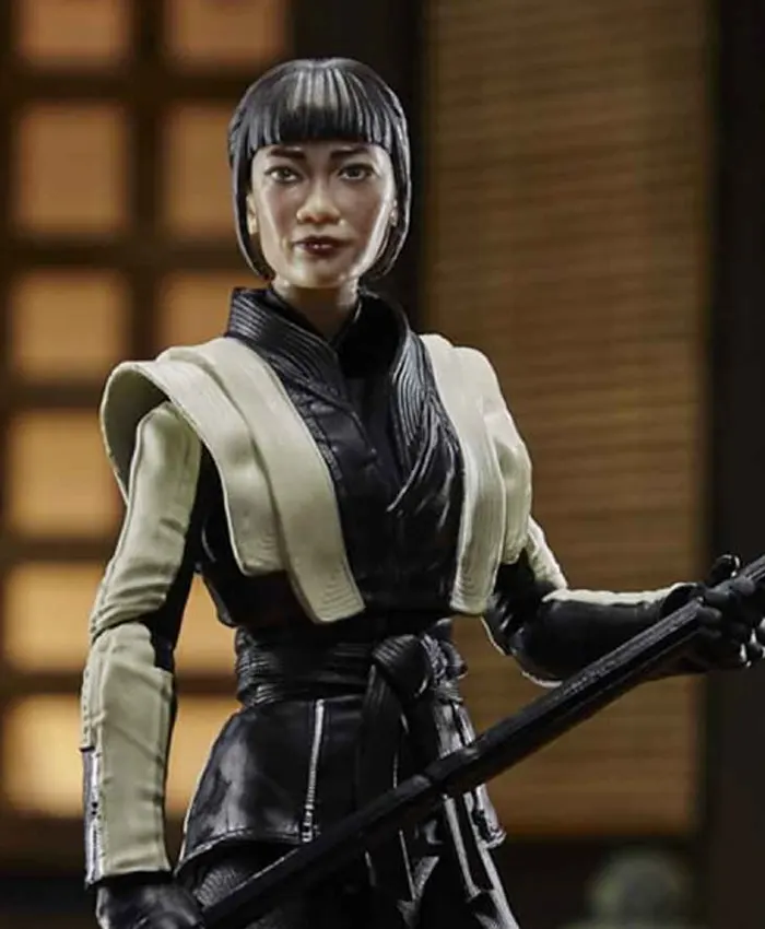 Snake Eyes G.I. Joe Origins Akiko Quilted Leather Jacket