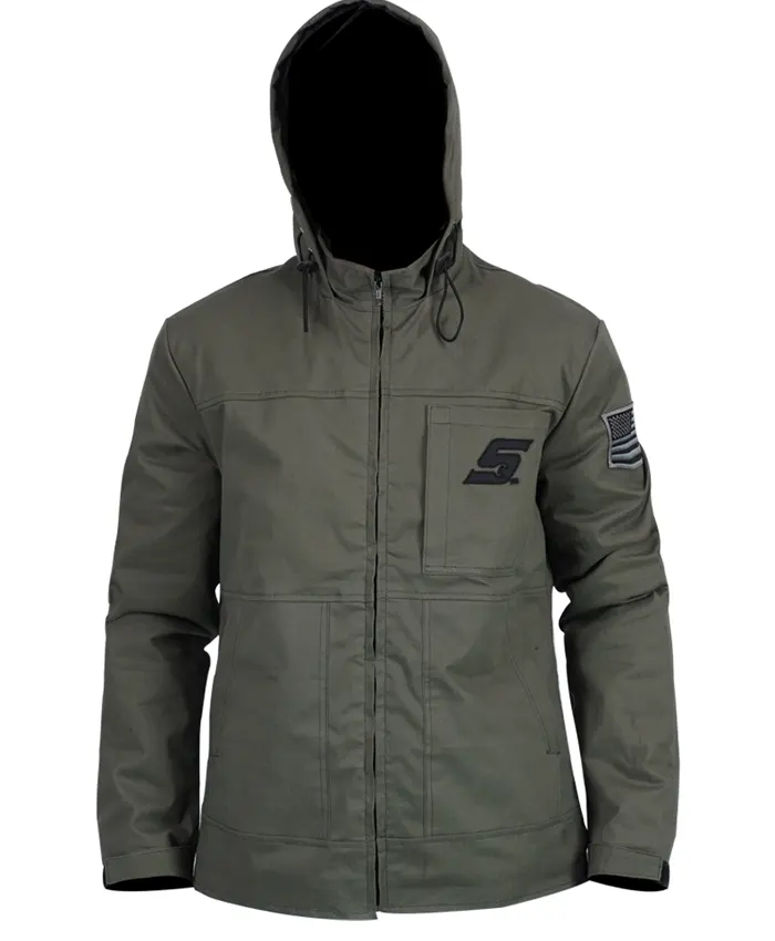 Snap-On Green Hooded Jacket