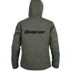 Snap-On Green Hooded Jacket Back