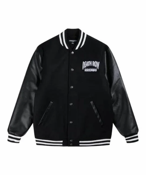 Snoop Dogg Chair Logo Varsity Black Jacket