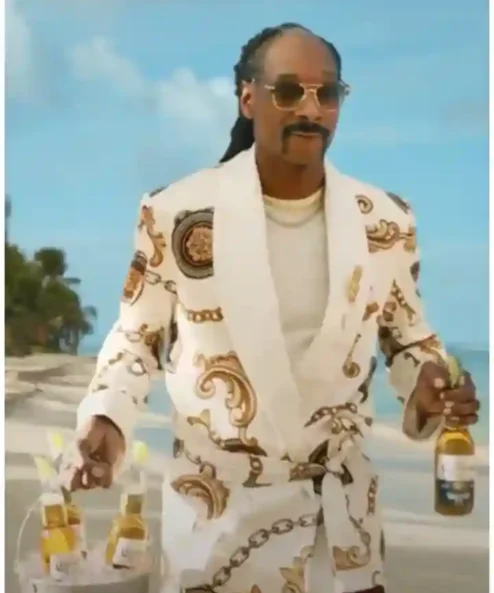 Snoop Dogg Red Versace Robe For Sle
