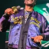 Snoop Dogg Singer Gin and Juice Bomber Jacket