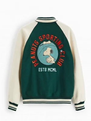 Snoop Peanuts Patch Bomber Jacket 1