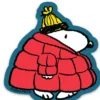 Snoopy-in-Red-Puffer-Jacket