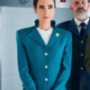 Snowpiercer Melanie Cavill Blue Wool Coat