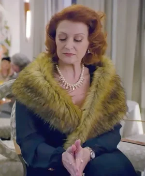 Snowpiercer S02 Lilah Folger Fur Trench Coat