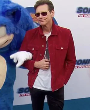 Sonic the Hedgehog Jim Carrey Event Red Jacket