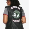 Southside Serpents Riverdale Gang Black Leather Vest back look