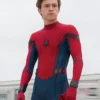Spider Man Homecoming Red Leather Zip Up Jacket