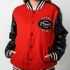 Spider-Man NYC 1962 Red and Black Varsity Jacket
