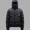 Spiderman Black Puffer Hooded Jacket
