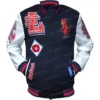 St. Louis Cardinals Navy Mash Up Varsity Jacket Main