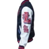 St. Louis Cardinals Navy Mash Up Varsity Jacket Right Side