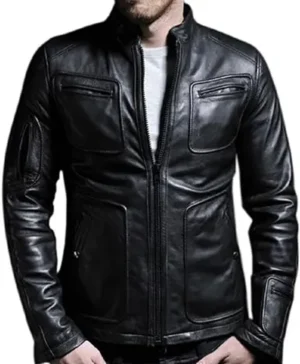Star Trek Cafe Racer Captain Kirk Black Jacket
