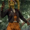 Star Wars Squadrons Hera Syndulla Black Leather Jacket