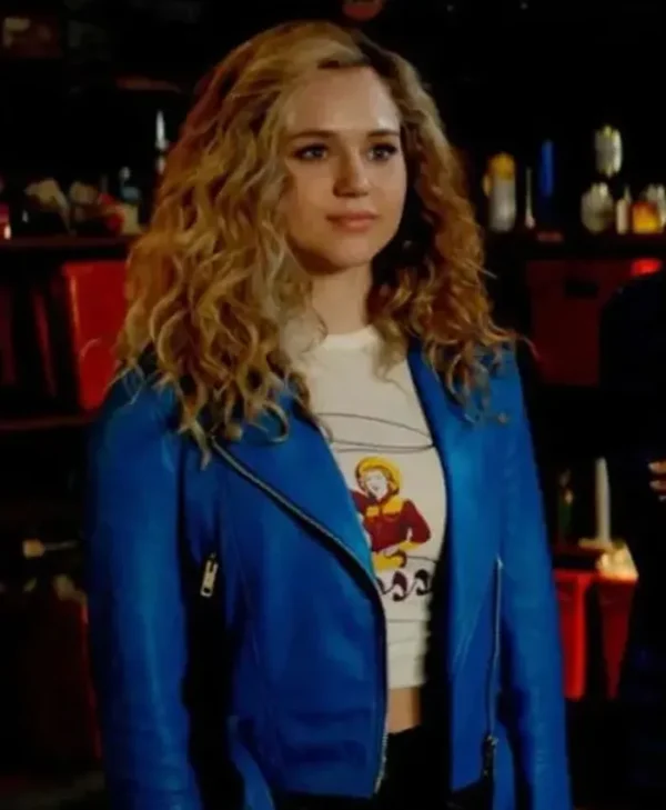 Stargirl Brec Bassinger Blue Leather Costume Jacket