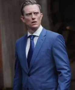 Stargirl Jordan Mahkent Suiting Fabric Blue Blazer